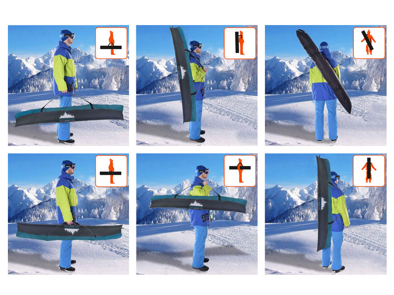 6in1 Pokrowiec Pokrowiec narty BootBag buty + Snowsport Ski Zestaw narciarskie Marine Bag na na Marine 2022