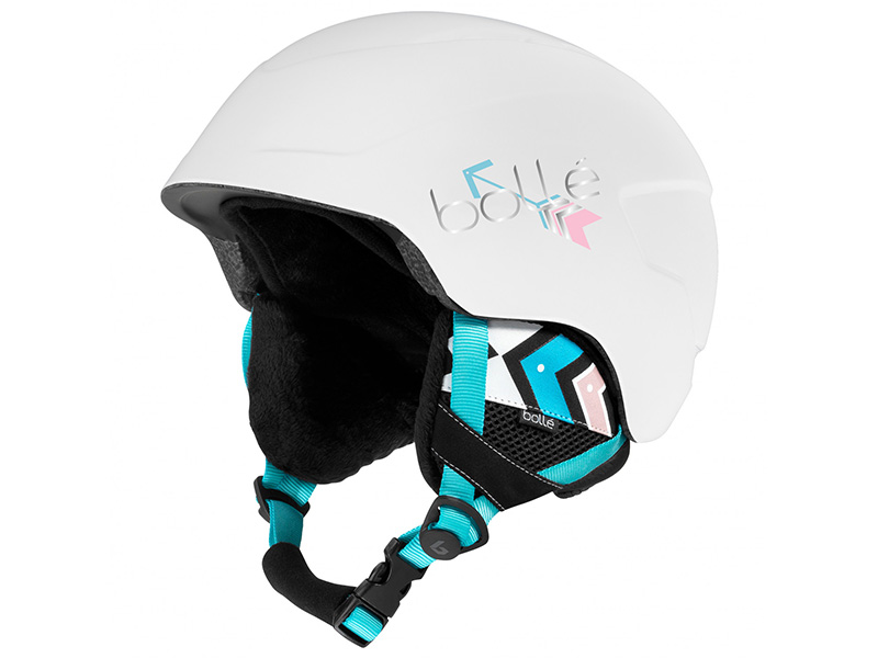 Image of Kask Bolle B-Lieve Kids Ski Helmet Matte White Apache 2020