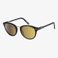 Okulary Roxy przeciwsłoneczne Junipers PLZ J XKKY Shiny Black Gold/Flash PLRZD Polaryzacja