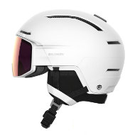 Kask z przyłbicą szybą Salomon Driver Prime Sigma Plus White 2023