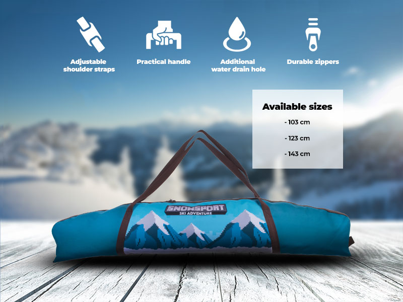 Pokrowiec na narty dla dzieci Snowsport Ski Bag SnowCraft 6in1 2022