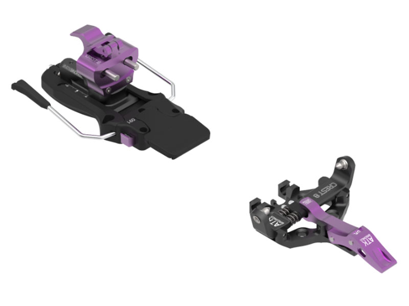 Image of Wiązania Skitourowe ATK Crest 8 Black Purple 2023