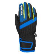 Rękawice Reusch Duke R-TEX® XT Junior Black Brilliant Blue Safety Yellow 2023