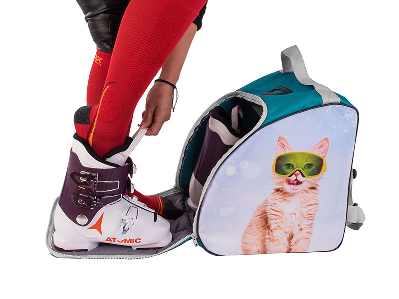 Pokrowiec buty Boot Pokrowiec na dzieci dla Bag Snowsport Zestaw narciarskie 6in1 + Ski Cats Bag Cats